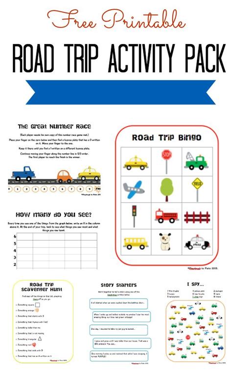 Add it in the comments below! Free Road Trip Activity Pack | Road trip activities ...