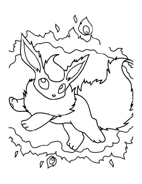 Flareon Coloring Page K5 Worksheets Pokemon Coloring Pages Pokemon