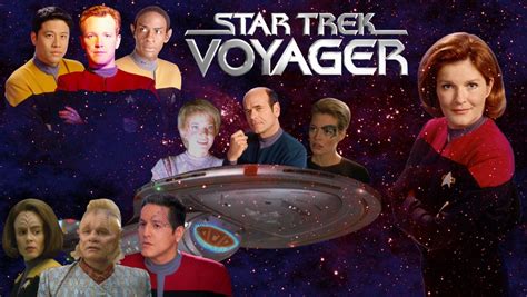 Voyager is an american science fiction television series created by rick berman, michael piller, and jeri taylor.it originally aired from january 16, 1995, to may 23, 2001, on upn, lasting for 172 episodes over seven seasons.the fifth series in the star trek franchise, it served as the fourth sequel to star trek: Star Trek Voyager Desktop Wallpapers | The Trek BBS