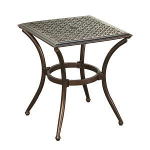 Save big on our stylish selection of patio tables sure to bring your outdoor space up to the next level. Hampton Bay Crestridge Steel Outdoor Patio Side Table with ...