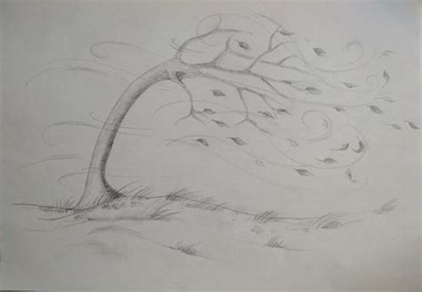 Tips On How To Draw Effect Of Wind With Wooden Pencil