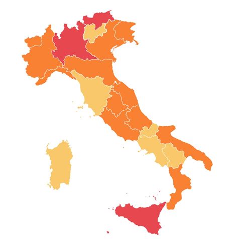 Il resto d'italia sarà in zona gialla rinforzata. Zona arancione: cosa si può fare da oggi - Tusciaweb.eu