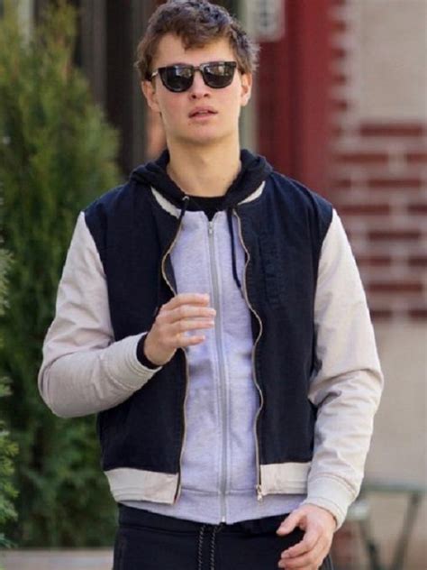 He'll probably be eager to teach you how to do a burnout. Baby Driver Ansel Elgort Unisex Varsity Jacket