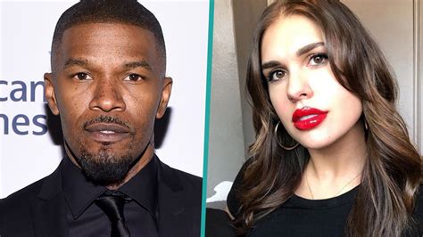 watch access hollywood interview who is jamie foxx s rumored new girlfriend dana caprio