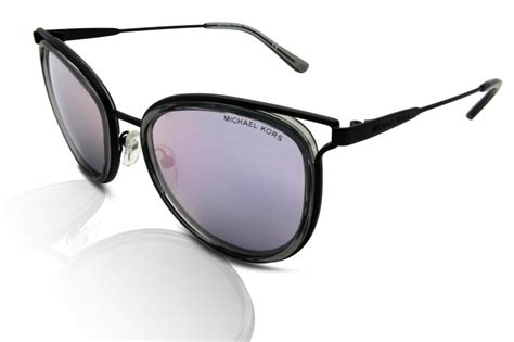 michael kors mk1025 havana women s sunglasses 12025r black grey crystal lilac mirror genuine style