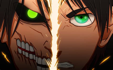 Download Eren Yeager Attack On Titan Anime Hd Wallpaper