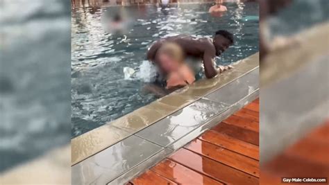 Free Antonio Brown Nude Ass And Dick In A Pool Scandal The Gay Gay