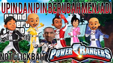 Upin Dan Ipin Berubah Menjadi Power Rangers Gta Lucu Indonesia
