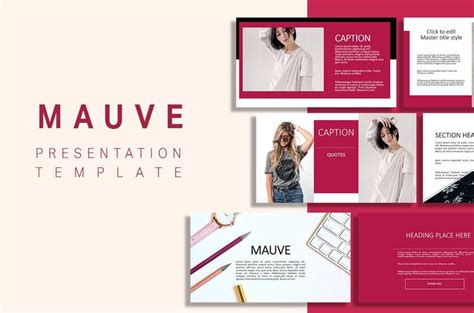 Mauve Classy Presentation Presentation Design Template