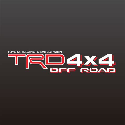 Toyota Off Road Racing Decals