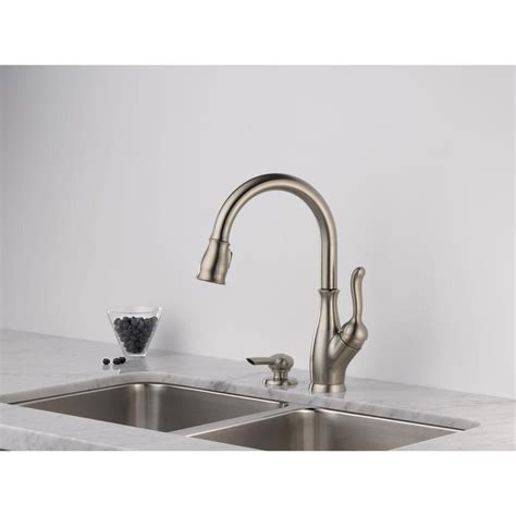 Choosing the best kitchen faucet can be rather complicated. Delta Leland Single-Handle Pull-Down Sprayer Kitchen ...