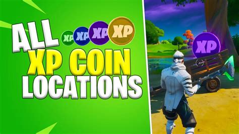 All Xp Coins Locations Green Blue Yellow Gold Coins Fortnite