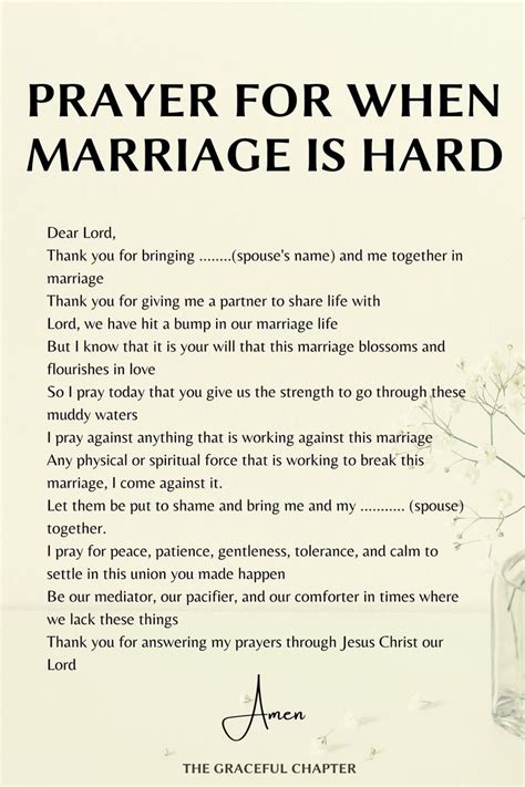 Prayer For When Marriage Is Hard