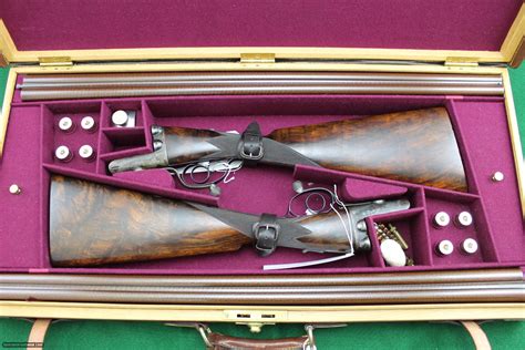 Charles Lancaster 20 Bore 4 Barrel Pair