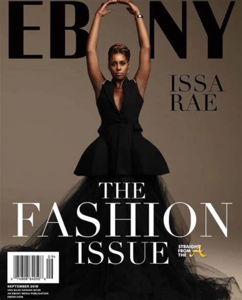 Cover Shots Issa Rae Graces Ebony Mags September 2018 Fashion Edition