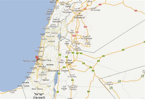 Map of tel aviv area hotels: Tel Aviv Yafo Karte
