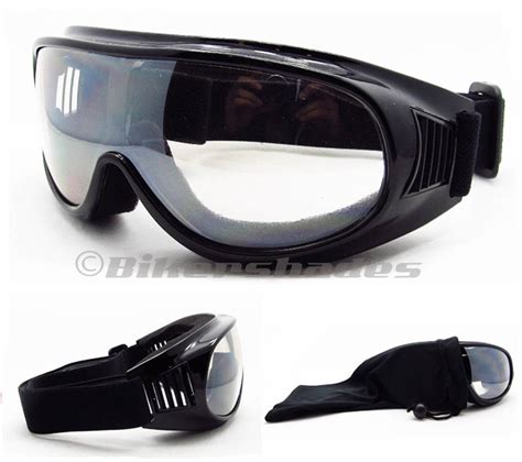 Let me start with a confession: Motorcycle Goggles Fit Over RX Glasses YELLOW CLEAR SMOKE ...