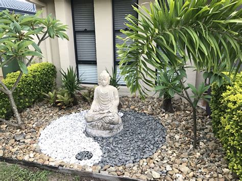 Image result for yin and yang zen garden | Buddha garden, Spiritual garden, Japanese garden