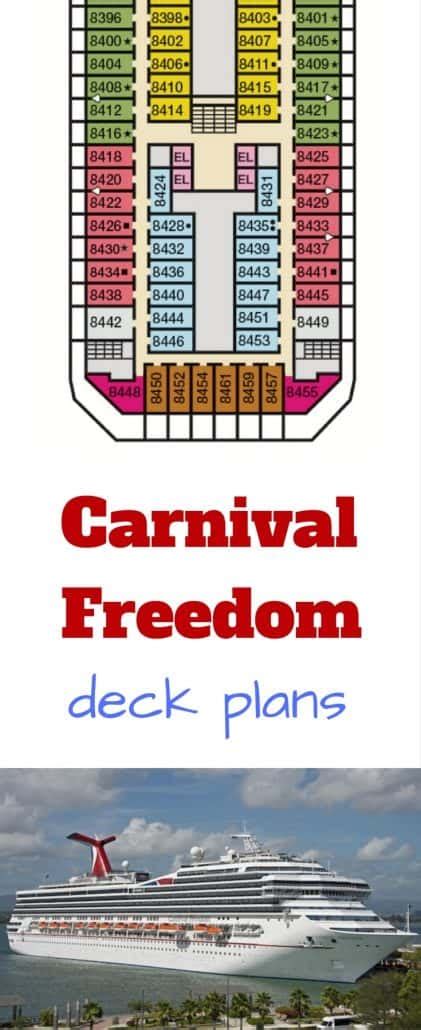 Carnival Freedom Deck Plans Cruise Radio Daily Updates On The