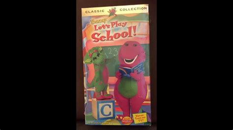 Your job is to guess what the books are, and comment below with your answers. Barney:Let's Play School - YouTube