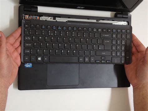 90% of keyboard problems can be solved by turning it off see the how to open up the keyboard wiki. Acer Aspire V5-571 Keyboard Replacement - iFixit Repair Guide