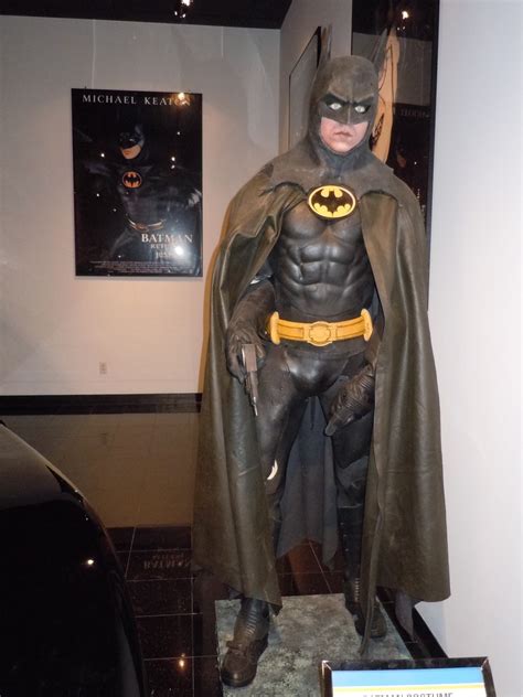 Michael Keatons 1989 Batman Suit And Batmobile Hollywood Movie