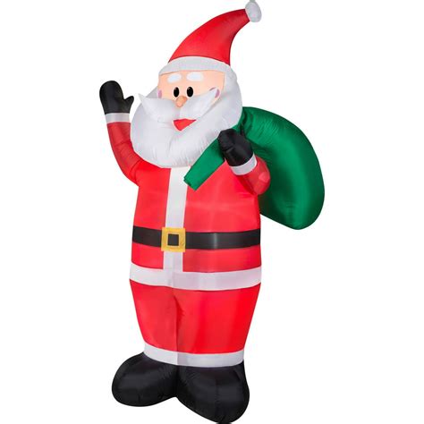 Gemmy Airblown Christmas Inflatables 7 Waving Santa