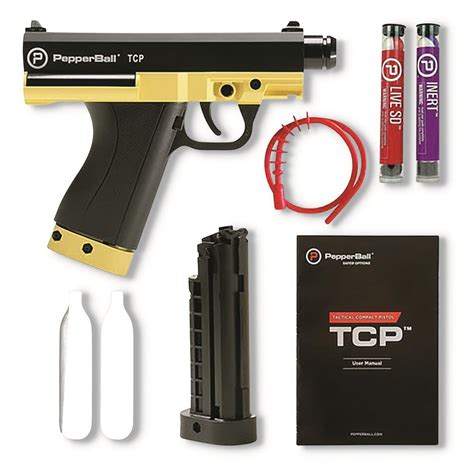 Pepperball Tcp Pepper Ball Launcher With Ready To Defend Kit Yellow