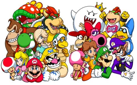 Super Mario Bros Y Algunos Personajes Que Te Harán Recordar Viejas Partidas
