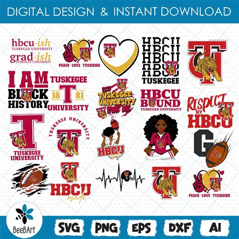 Tuskegee University Svg Hbcu Svg Collections Hbcu Team Fo Inspire