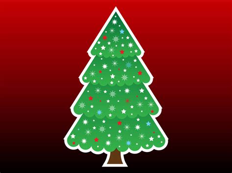 Christmas Tree Cartoon Vector Art And Graphics