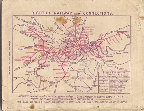 Gallery Old London Tube Maps Londontopia