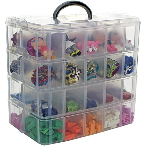 Bins And Things Stackable Storage Container 40 Adjustable Compartments