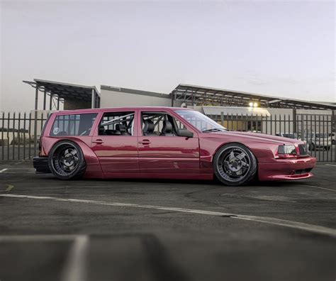 Volvo 850 Square Wagon Gets Both A Lift And A Slam In Amazing Digital