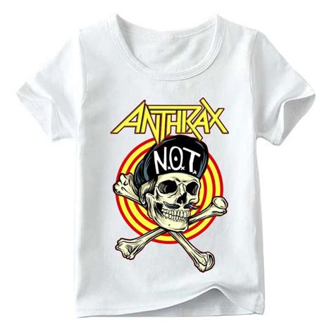 Kids Anthrax T Shirt Boys And Girls