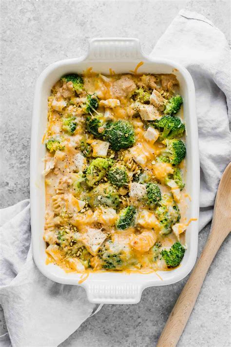 Post your freezing, canning, recipes and ideas for people to eat both cheap and healthy. Healthy Chicken Broccoli Pasta Casserole - Jar Of Lemons