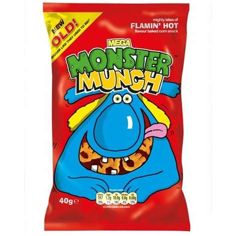 Mega Monster Munch Flamin Hot 40 G The Candy Store