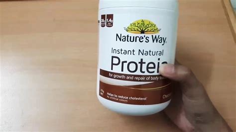 Natures Way Instant Natural Protein Youtube