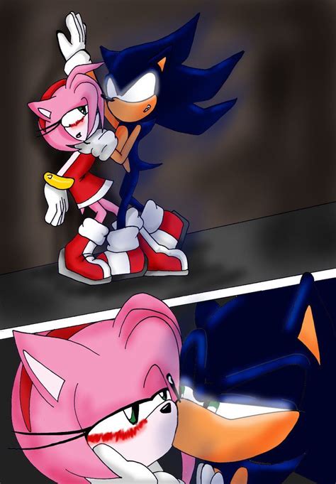 In The Dark By Red Eyed Jaguar On Deviantart Shadow And Amy Sonic Fan Characters Sonic