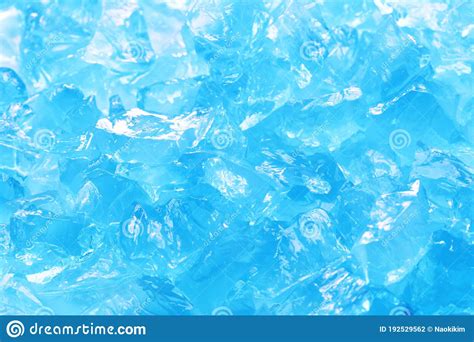Christmas Ice Cube Abstract Or Natural Frozen Water Texture Winter