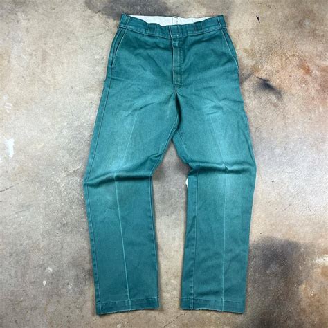 Vintage Vintage 80s Faded Green Dickie Pants Grailed