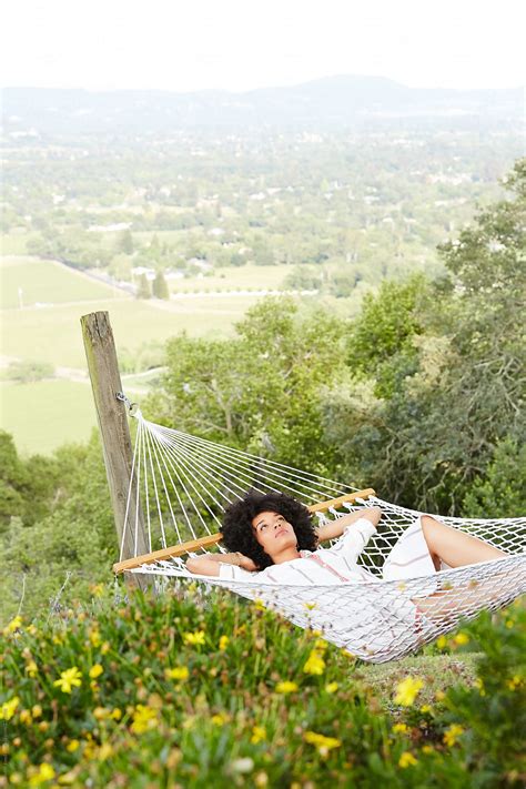 Woman Relaxing In Nature By Stocksy Contributor Trinette Reed Stocksy
