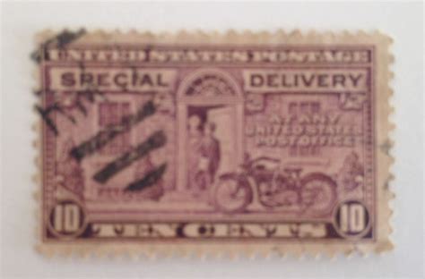 Special Delivery 10 Cent Postage Stamp Collecting Stamp Collecting