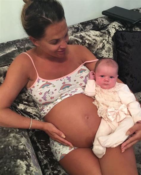 Pregnant Danielle Lloyd Is Impatient To Give Birth As She Shows Off Her