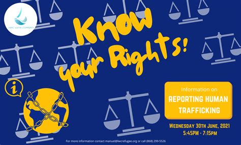 know your your rights information session on reporting human trafficking infospott