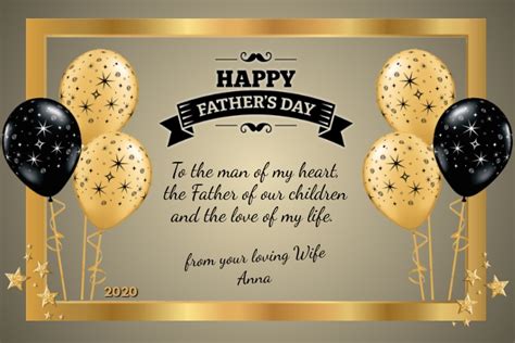 Father's day is a special festival celebrated in honor of the father. Happy Father's Day Husband Template | PosterMyWall