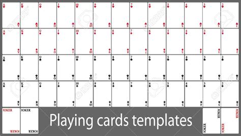Playing Cards Template Intended For Free