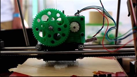 3d Printed Gears In A 3d Printer Youtube
