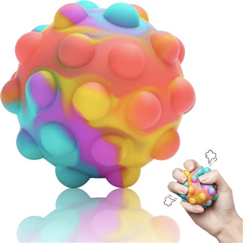Buy Pop It Ball Fidget Toy Push Bubble Pop It Stress Ballfidget