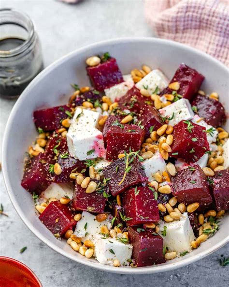 Roasted Beet Salad With Feta Cheese Healthy Fitness Meals